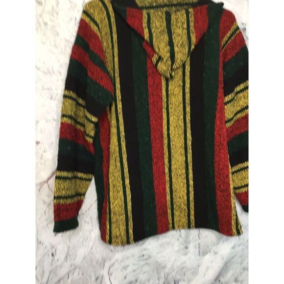 Artesanias Cuamatzi Women’s Medium Rug Baja Hoodie Boho Mexican Art Top - Picture 6 of 12